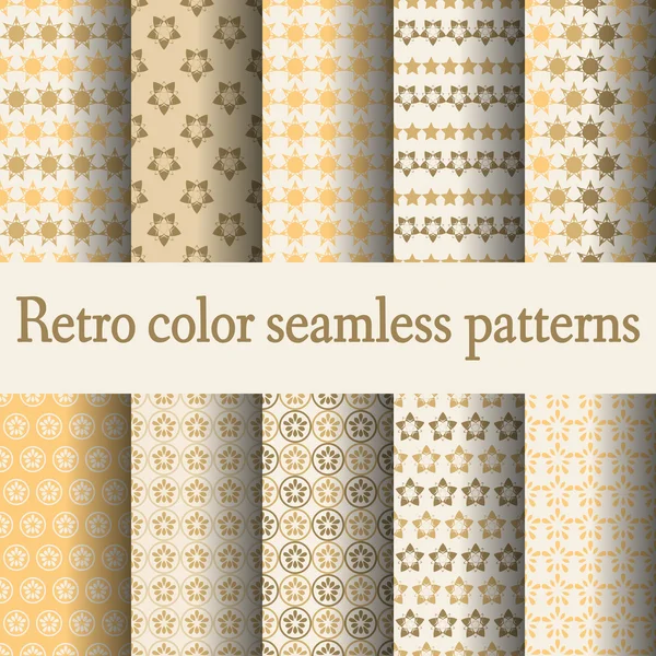 Retro color seamless pattern — Stock Vector