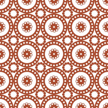 daireler ile Dikişsiz desen