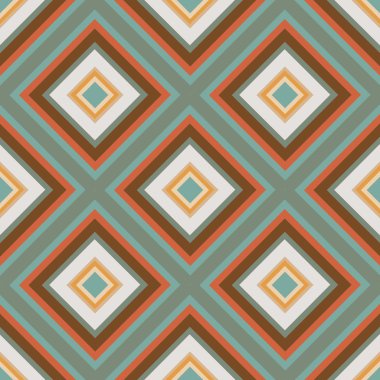 sorunsuz retro süsleme kareler