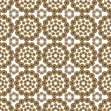 sorunsuz çiçek geometrik süsleme