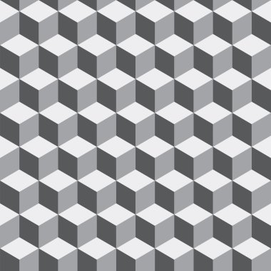 geometric seamless pattern of gray tones