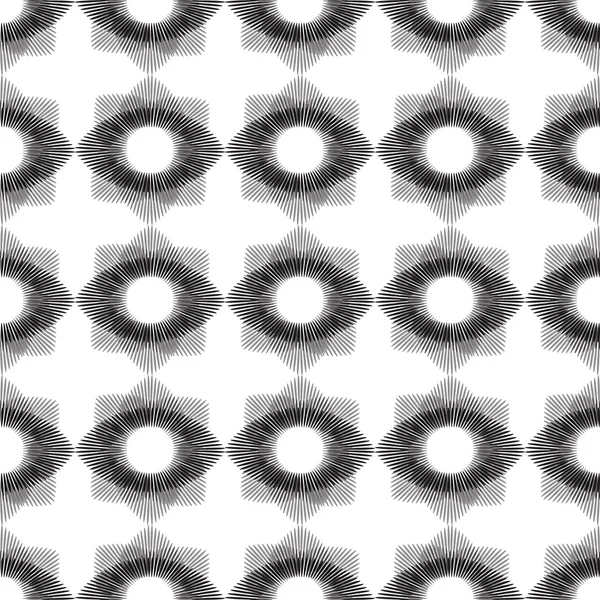 Seamless monochrome abstract patterns — Stockvector