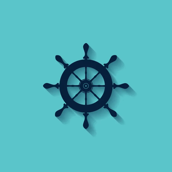 Marine steering wheels l vector icon — ストックベクタ