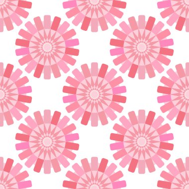 Soyut çiçek desenleri. 