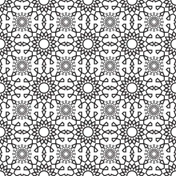 Motif de dentelle géométrique sans couture — Image vectorielle