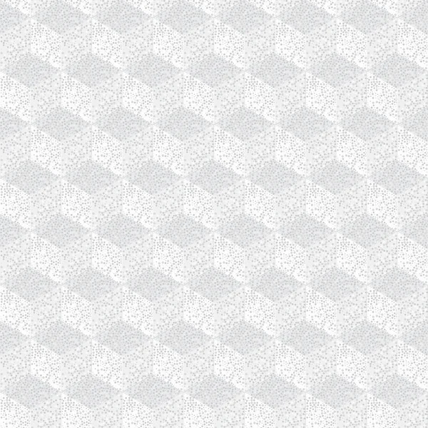Geometrische naadloze achtergrond van kubus in polka dot — Stockvector