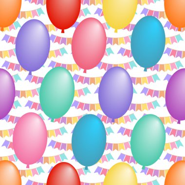 Balonlarla kusursuz desen