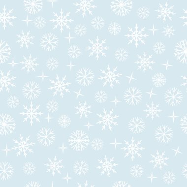 kar taneleri seamless modeli