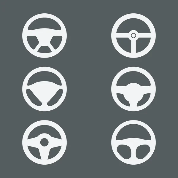 Iconos de manillar para coches — Vector de stock