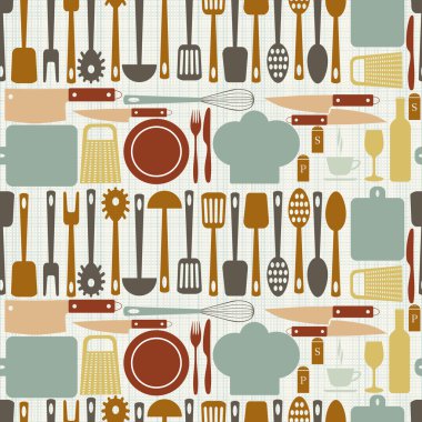 Sorunsuz mutfak vektör