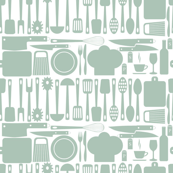 seamless kitchen vector