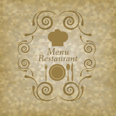 Restoran Menü vektör
