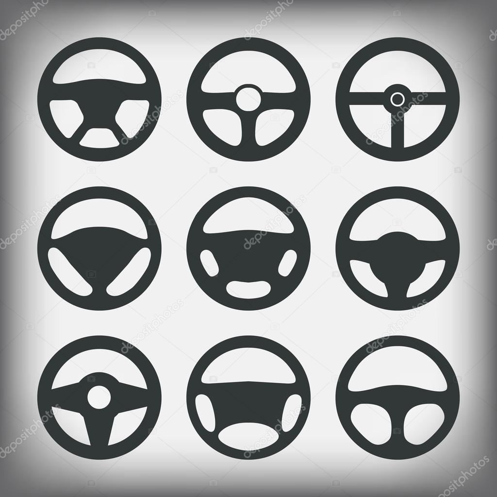 handlebars automotive icons  Steering Wheel