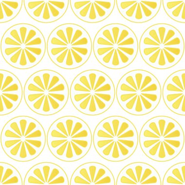 Dikişsiz desen dilim limon