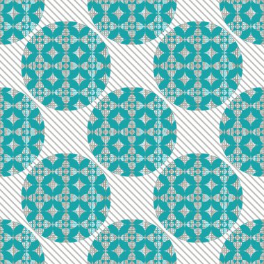 Dikişsiz desen soyut halkalar