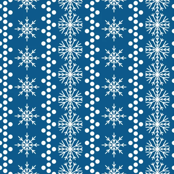 Snowflakes frontière transparente — Image vectorielle
