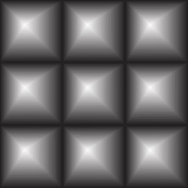 Seamless convex squares — Stock Vector