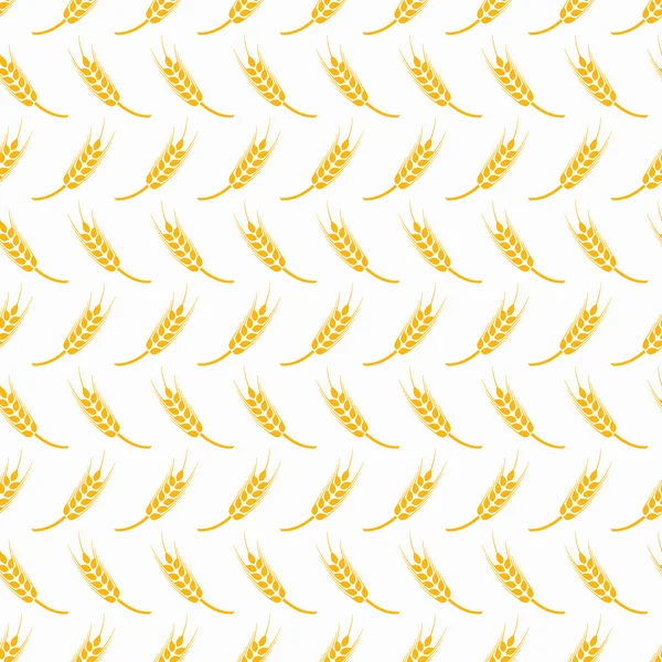 Modèle sans couture avec du blé — Image vectorielle