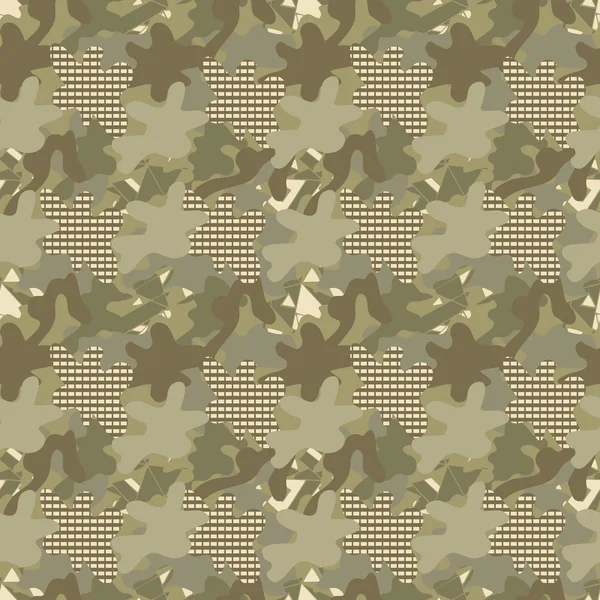 Camouflage Modèle sans couture — Image vectorielle