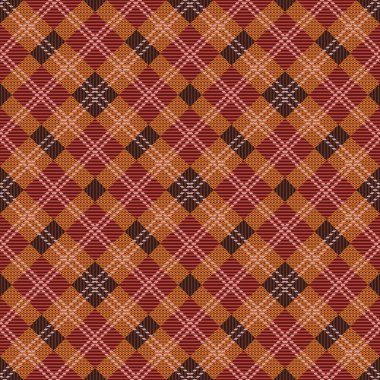 Dikişsiz desen tartan 