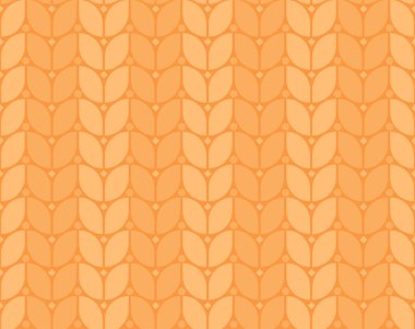 Örgü ya da buğday pürüzsüz desen. Vektör illüstrasyonu.