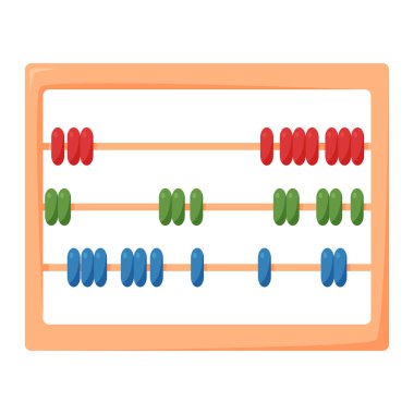 Çocuklar sevimli tezgah izole vektör illüstrasyonu