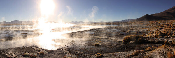 Thermal Lakes in Bolivia