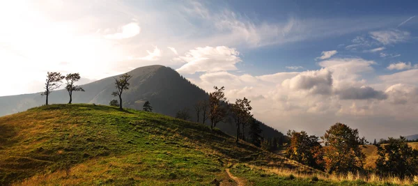 Trekking in den Bergen der Slowakei — Stockfoto