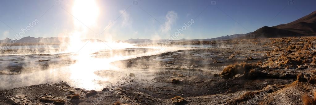 Thermal Lakes in Bolivia