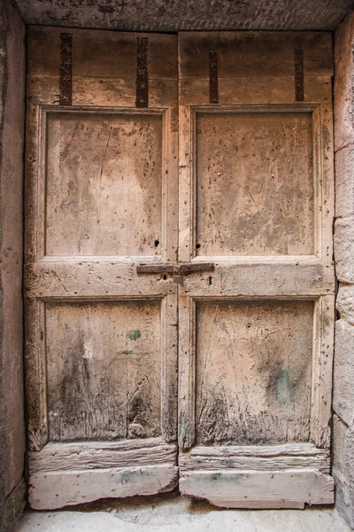 Drzwi drewniane tekstury — Zdjęcie stockowe