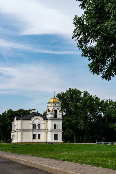 Brest Bielorrússia Agosto 2021 Igreja Guarnição São Nicolau Maravilha Fortaleza — Fotografia de Stock