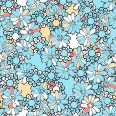 Vektör renkli seamless modeli. Etnik retro tasarımı