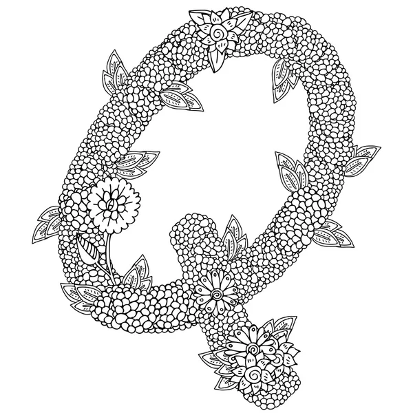 Σχήμα μοτίβο του κεφαλαίο γράμμα Q — Διανυσματικό Αρχείο