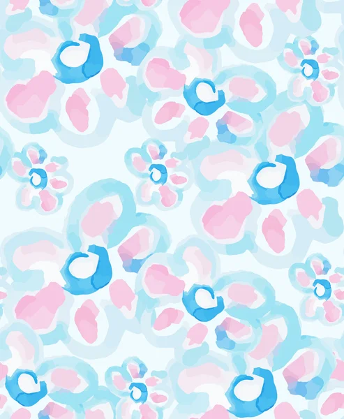 Watercolor seamless Pattern — Stock Vector