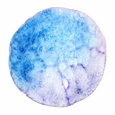 Sulu Boya doku mavi splash.