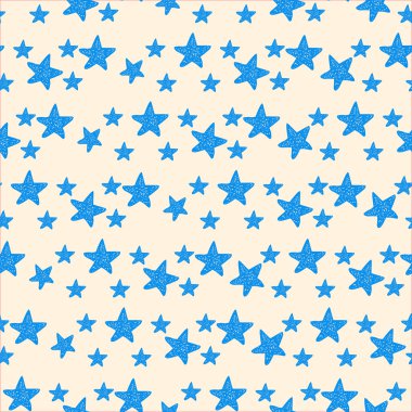 elle çizilmiş seamless modeli doodles. yıldız