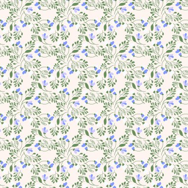 Soyut çiçek seamless modeli. Renkli vektör arka plan