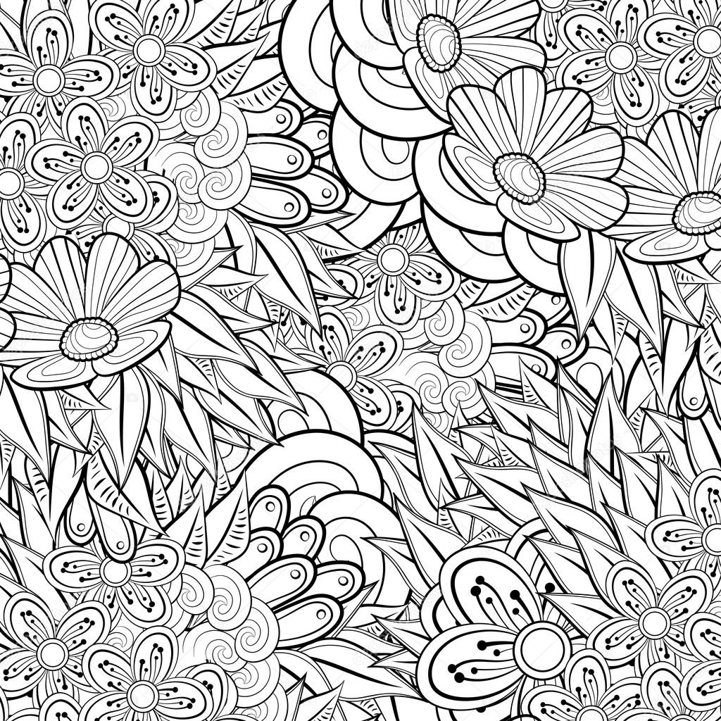 Gabarit Pour Le Cahier De Coloriage Design Rétro Ethnique