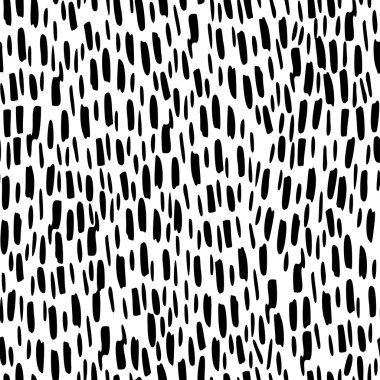 Elle çizilmiş fırça darbeleriyle soyut, pürüzsüz desen