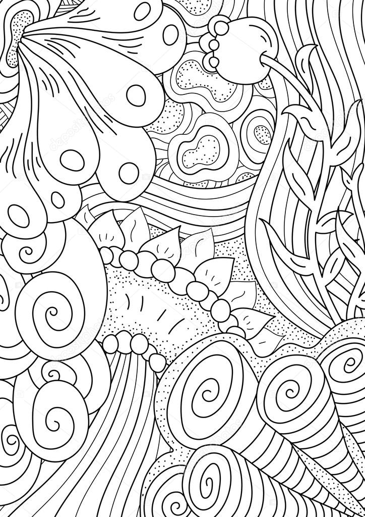 塗り絵のパターン エスニックなレトロ デザイン ストックベクター C Lexver 99847956