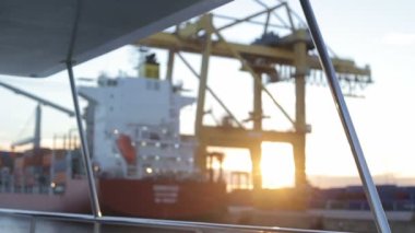 Bağlantı noktası Infrastructure Barcelona günbatımı