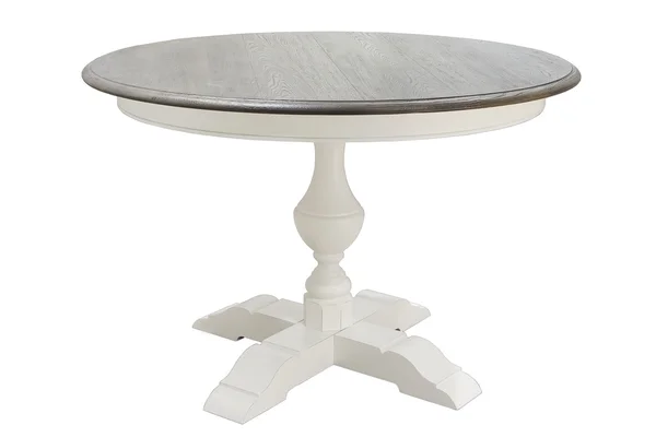 Table ronde blanche antique — Photo