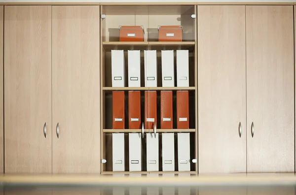 Filing cabinet with shelves — Stock Photo, Image