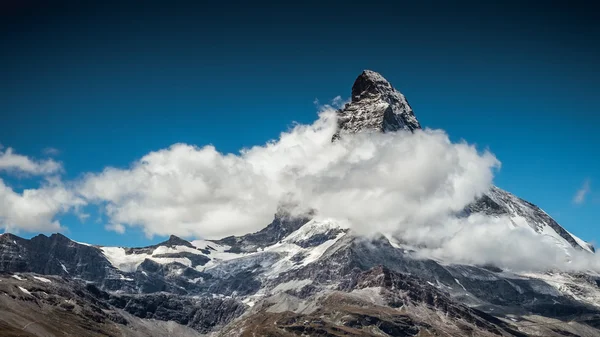 Nuages autour du Matterchorn, Alpes, Suisse — Photo