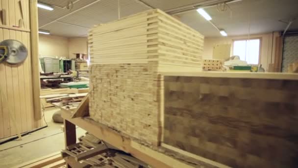 Atelier de bois industriel — Video