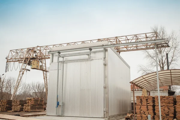 Storage timber crane — Stock Photo, Image