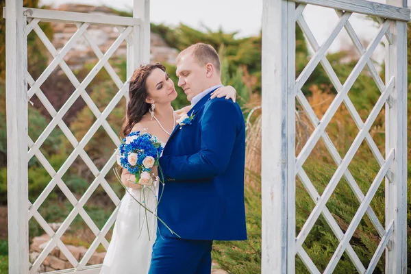 Mutlu gelin ve damat düğünlerinde