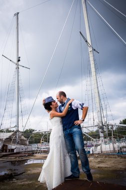 Düğün, yat, mast