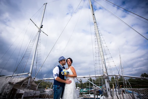 Yacht wedding — Stock Photo, Image