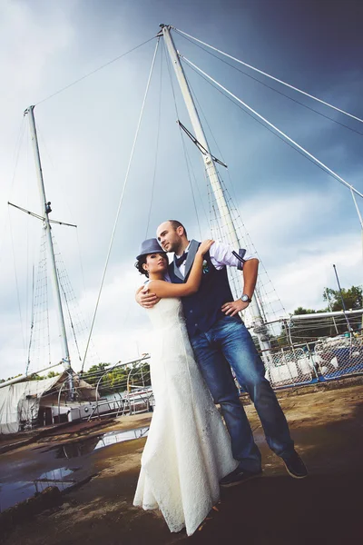 Matrimonio elegante originale — Foto Stock